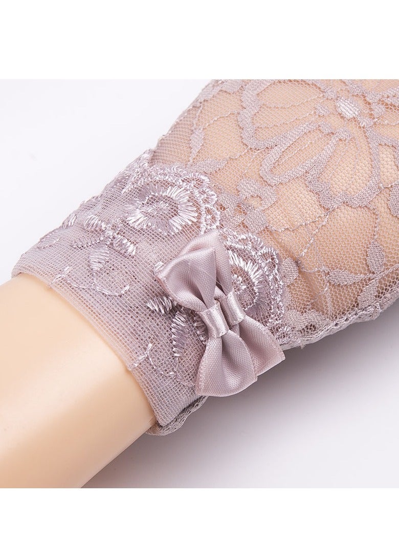 قفازات زهرية أنيقة وقفازات قوس قصيرة أنيقة غير مزلقة لحفلات الزفاف - Image 5