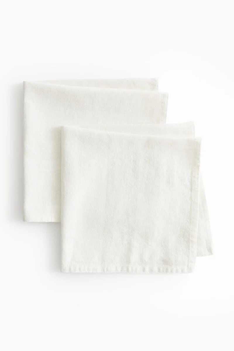 H&M 2-pack linen-blend napkins