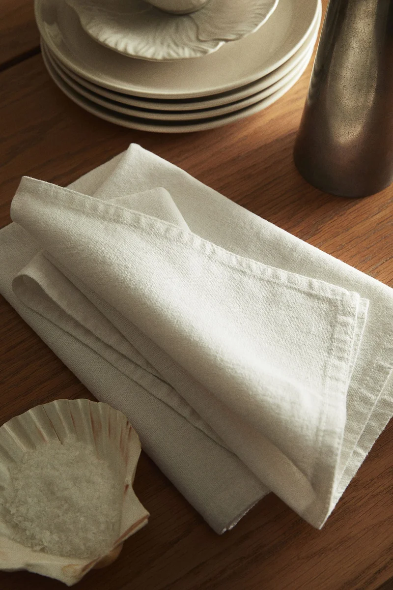 H&M 2-pack linen-blend napkins