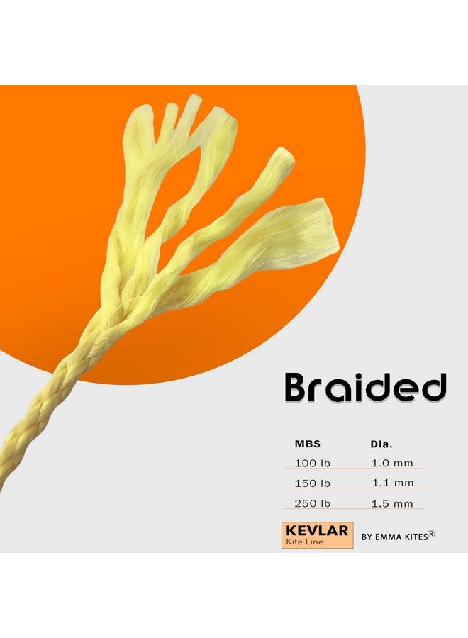 emma kites Kevlar Kite Line 1000Ft 50Lb Twisted Kite String Abrasion Resistant Low Stretch Utility Cord for Outdoor Tactical Survival Hiking Camping - Image 3