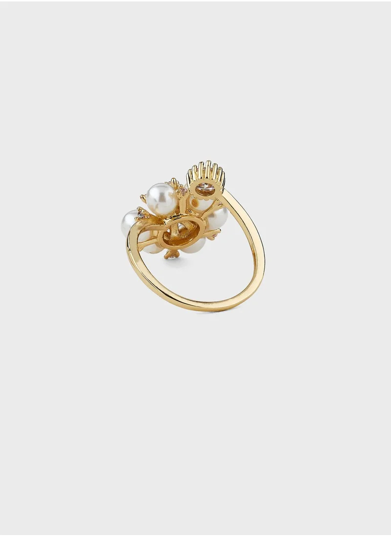 Ella Limited Edition Cz Pearl Ring