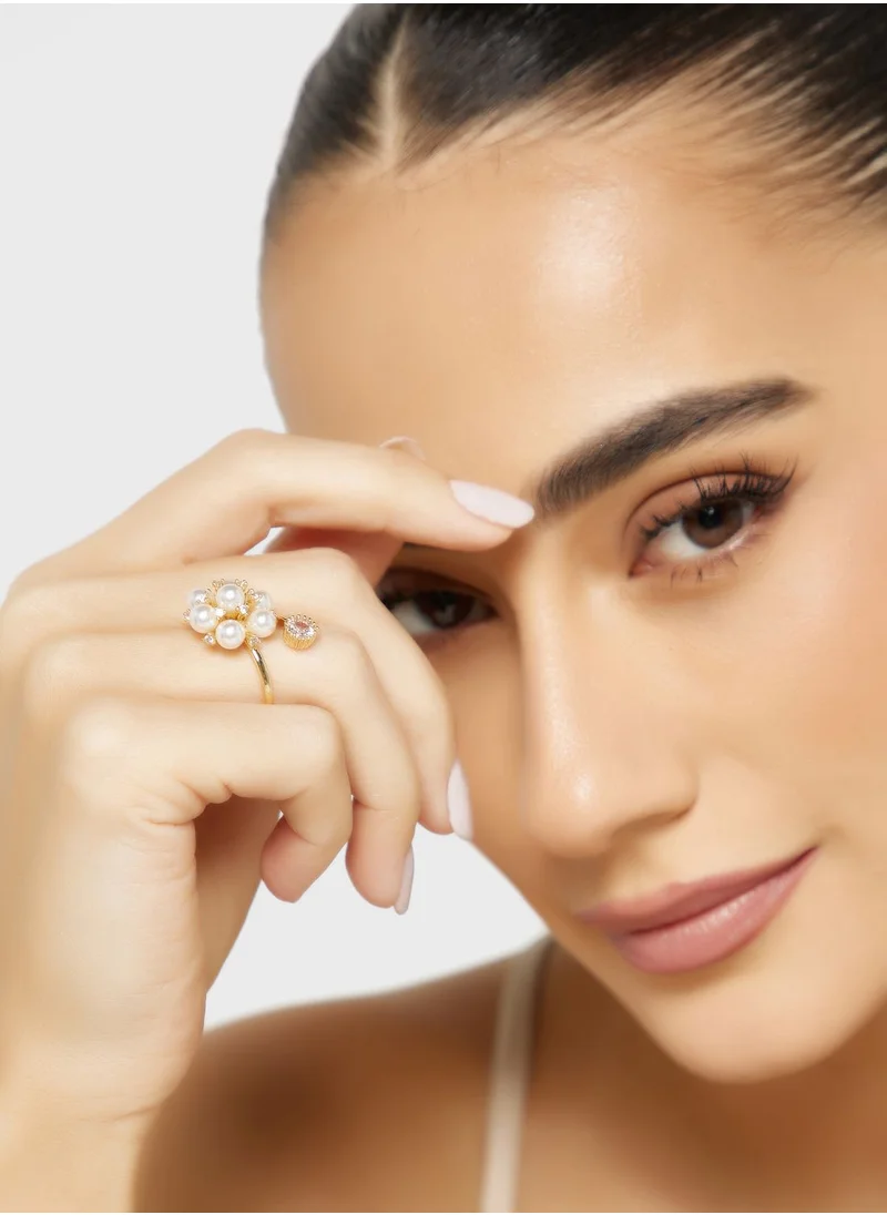 Ella Limited Edition Cz Pearl Ring