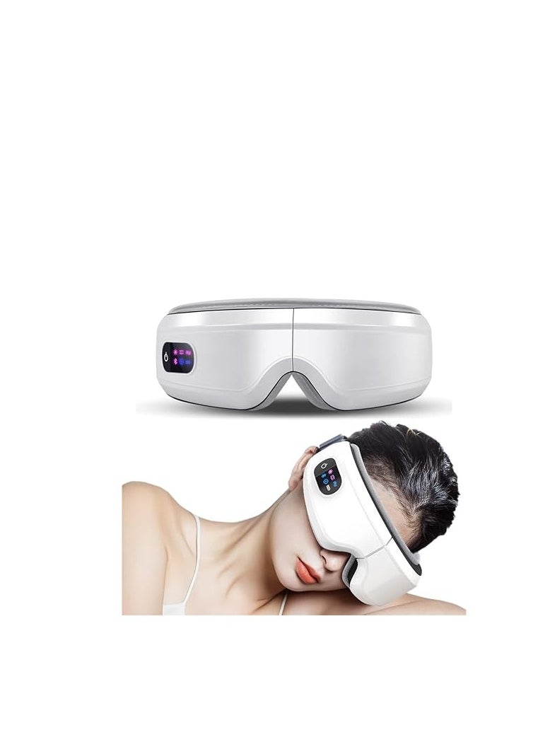 Generic 16D Air Cushion Heating Eye Massager with Musical Vibration for Migraine, Dry Eye, Eye Stress and Dark Circles Relief from Bionte  - Image 1