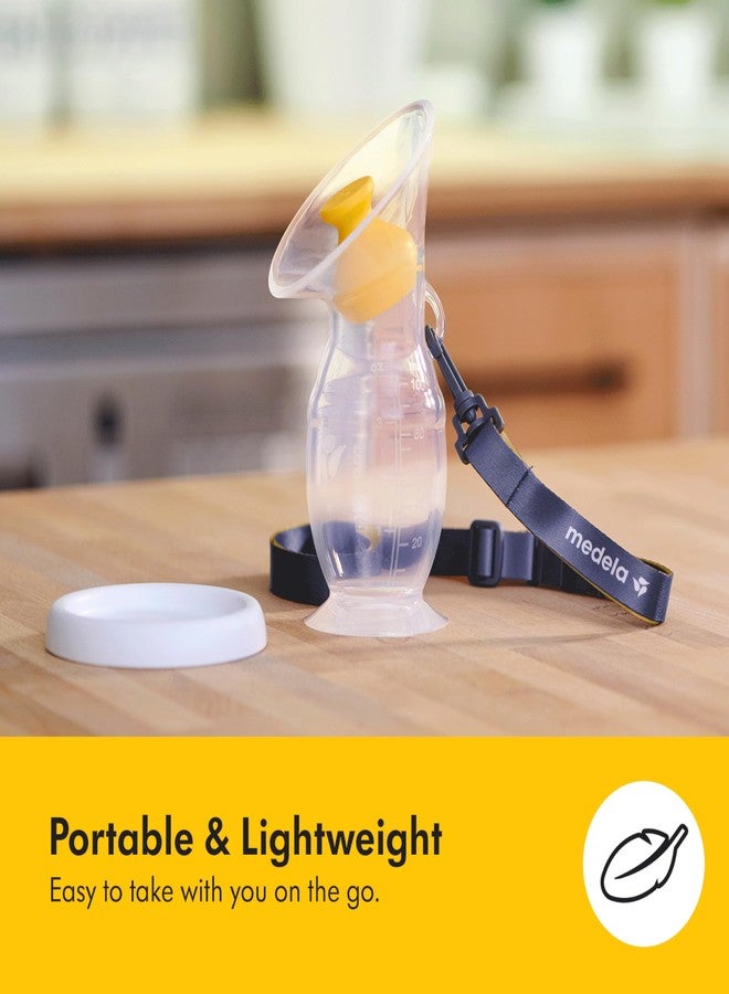 Medela Perfect Pair Bundle with Medela Harmony Manual Breast Pump & Silicone Breast Milk Collector, Lightweight and Discreet, Made Without BPA - Image 5