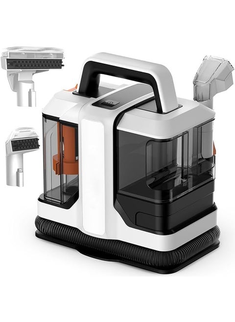 Seafront Cordless Carpet Cleaner Machine with Double Water Tank for Your Home Commercial Cleaner Machine Portable Carpet Couch Deep Cleaner 110V Handheld Rug Cleaner for Pet Stains Sofa