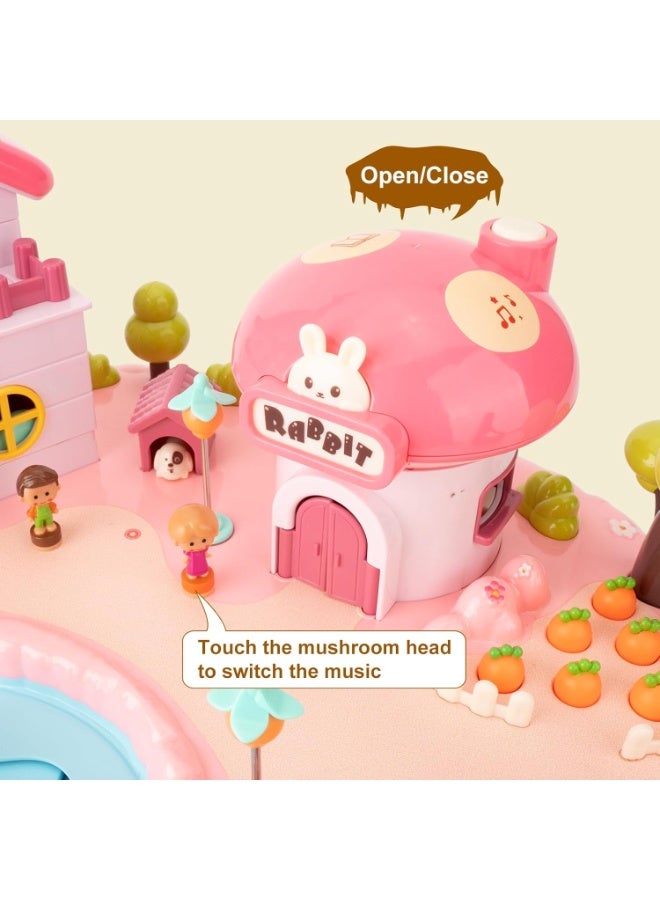 A set of magnetic clips for all playhouses with toddler and young children's characters, sound effects, Christmas accessories, and Christmas furniture. A great Christmas treat for kids. - Image 1