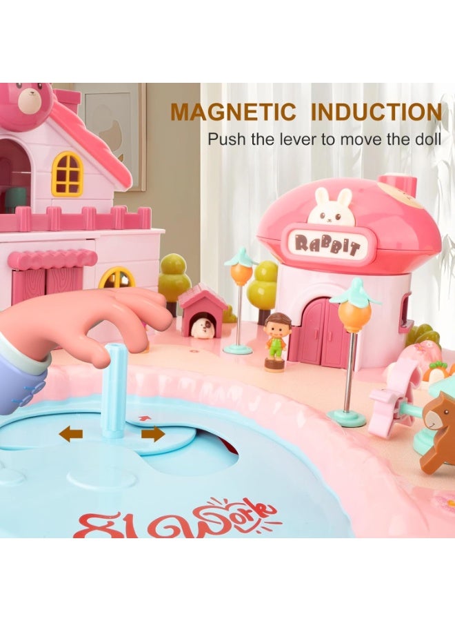 A set of magnetic clips for all playhouses with toddler and young children's characters, sound effects, Christmas accessories, and Christmas furniture. A great Christmas treat for kids. - Image 2