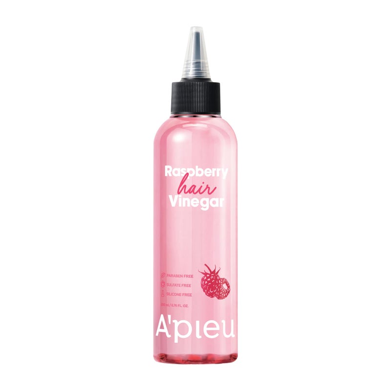 A'Pieu Aâ€™PIEU Raspberry Hair Vinegar Rinse - Scalp Clean & Detox for Oily and Itchy Scalp, Buildup & Dandruff Scalp Treatment, pH-Balancing for Fresh and Shiny Hair. Korean Hair Care. 6.76 fl oz - Image 1