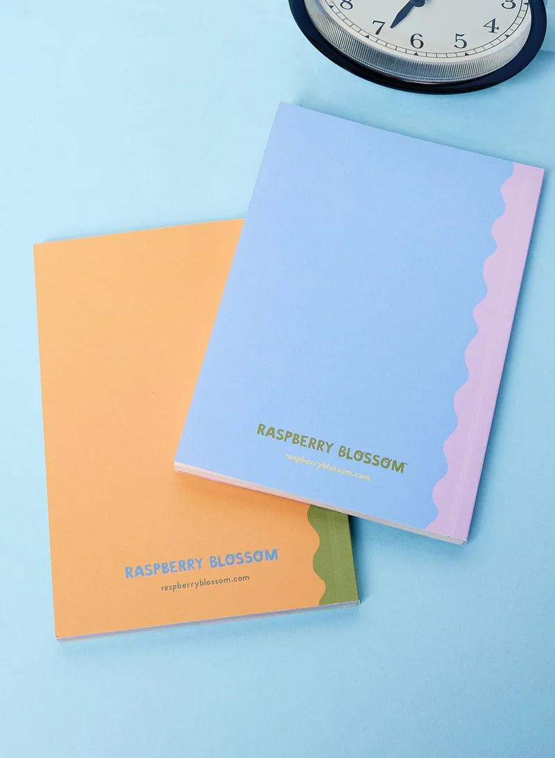 Raspberry Blossom A6 Size Duo Notebooks