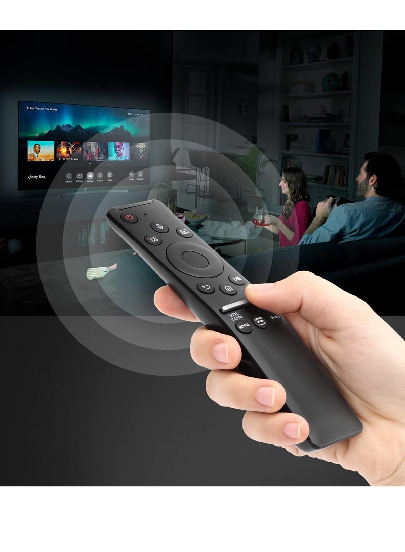 ELTRAZONE Universal Voice Remote Control for Samsung Smart TV LED QLED 4K 8K UHD Crystal Frame HDR Curved Smart TVs, with Shortcut Buttons for Netflix, Prime Video, - Image 3