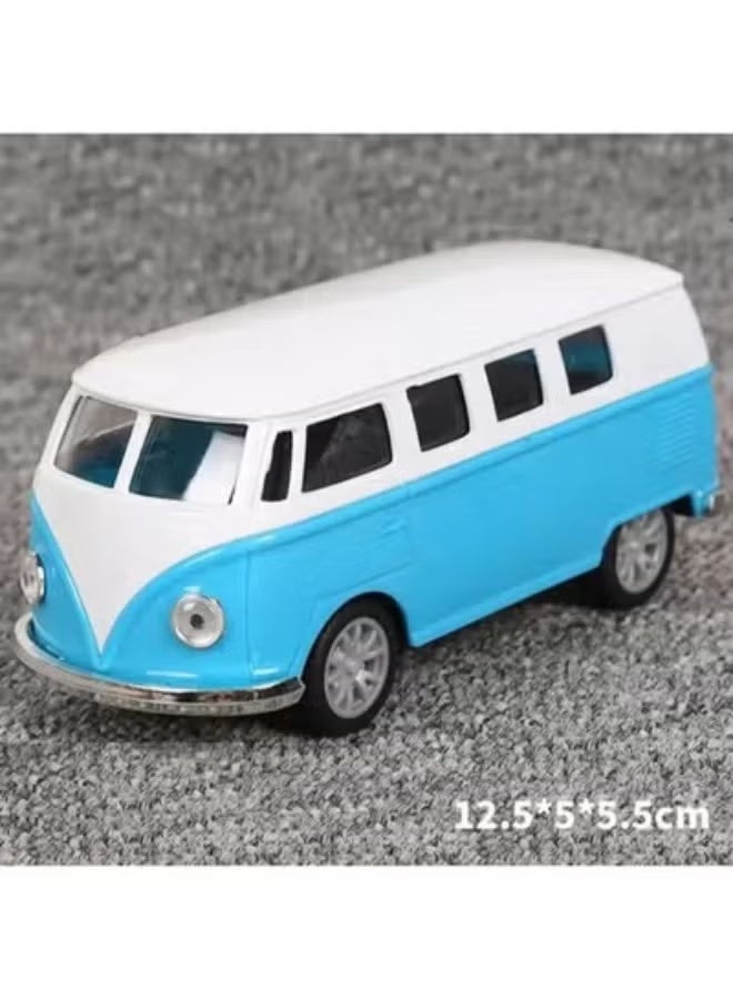 Vintage Simulation of classic Bus Metal Mini Bus – Old Heritage Design Collectible for Home Decor & Fun Display, Unisex Gift Idea - Image 3