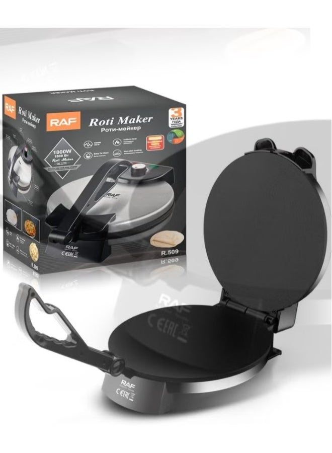 RAF Roti Maker Electric Non-stick Plate R509 1800W Double Sided Heating - Image 2