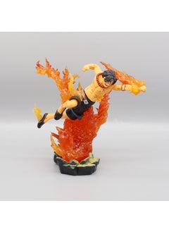 Pirate Fire Champion Luffy Ace Ghost Chopping Solon Demon Wind Legs Shan Zhi Animation Hand-made Peripheral Model OrnamentsSecond Generation Fire Boxing Ace B [Bag]] Second Generation Fire Boxing Ace B [Bag]]