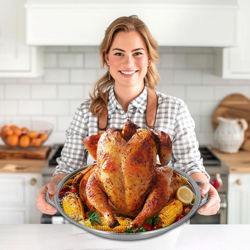 Chicken Holder for Grill Smoker Oven, Stainless Steel Vertical Roaster Rack, Vertical Butt Chicken Stand Roaster, BBQ Rack Barbeque Accessories - Image 4