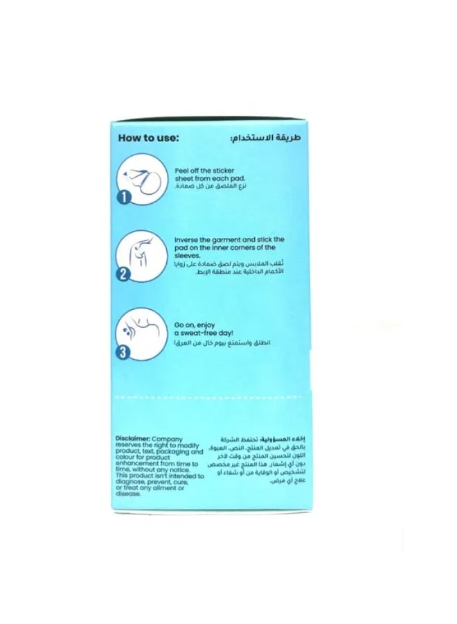 سيرونا - وسادات عرق للإبط للاستخدام مرة واحدة، ٢٤ وسادة، ٣ قطع - Image 3