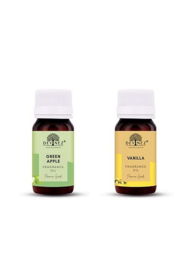 Devinez Green Apple Vanilla Aroma Oil for Diffuser;Ultrasonic Aroma Diffuser;Tealight Diffuser;Reed Diffuser 60ml Each - Image 1