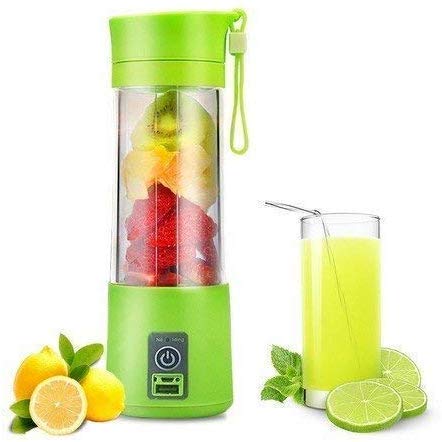 Amextrian Rechargeable Portable Electric Mini USB Juicer Bottle Blender for Making Juice Shake Smoothies - Image 1