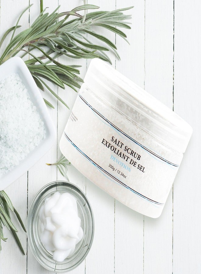 Vivo Per Lei Body Scrub - Exfoliating Body Scrub with Dead Sea Minerals - Dead Sea Salt Scrub for Hands & Legs - Body Exfoliant for a Supple Beach Body - 350 g/ 12.34 oz - Image 3