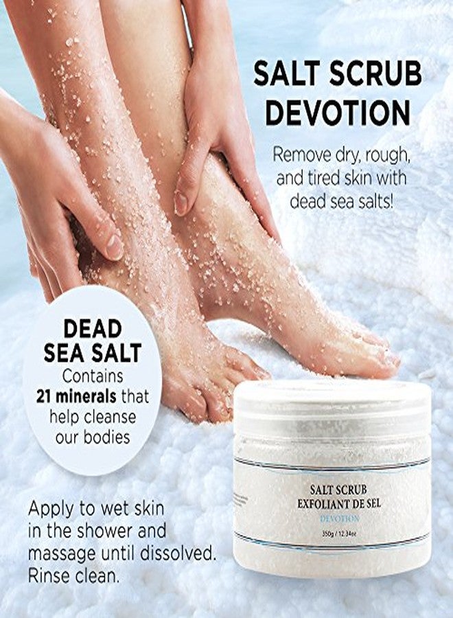 Vivo Per Lei Body Scrub - Exfoliating Body Scrub with Dead Sea Minerals - Dead Sea Salt Scrub for Hands & Legs - Body Exfoliant for a Supple Beach Body - 350 g/ 12.34 oz - Image 5
