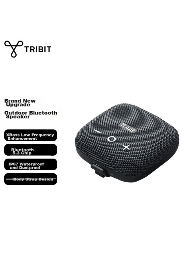 Tribit سماعة بلوتوث لاسلكية ستورم بوكس مايكرو 2، سماعة مكتبية، صوت عميق، مقاومة للماء، سماعة محمولة مدمجة للدراجات في الهواء الطلق - Image 5