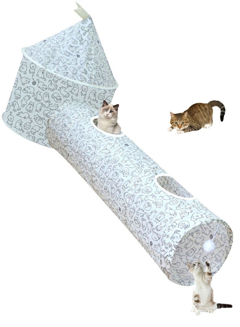 كيدل لعب القط نفق اللعب التفاعلي للقطط ، الأرانب نفق اللعب القط للتدريب على اللعب في الأماكن الداخلية والخارجية - Image 1