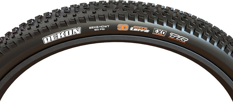 Maxxis Rekon 29x2.40 WT Folding 3C MaxxTerra (EXO/TR) Tyre - Black - Image 3