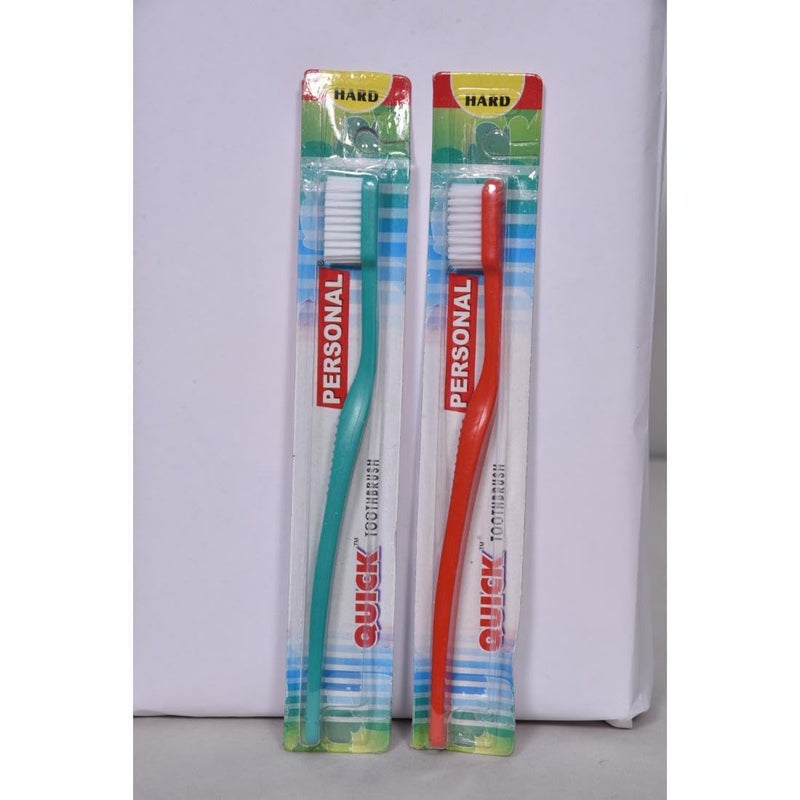 Personal Quick Hard Reaches all the critical areas Manual Toothbrush for adult, 36 Pieces - Image 4