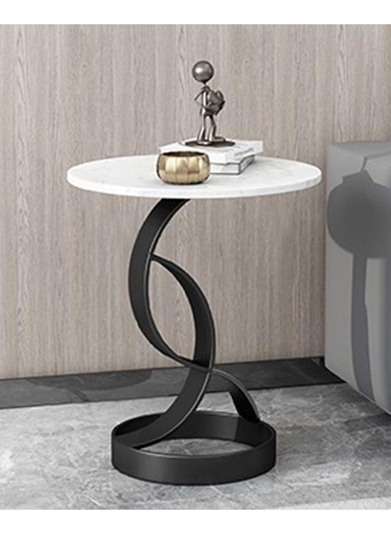 DubaiGallery Side table small coffee table sofa side cabinet mobile minimalist small corner table bedside table small bedside table small apar - Image 3