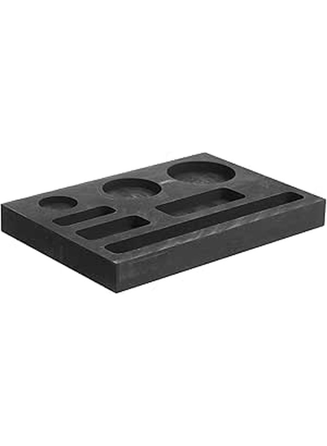 Graphite Casting Ingot Mold 7 Slot Crucible for Metal Smelting Silver Aluminum Copper Brass - Image 1