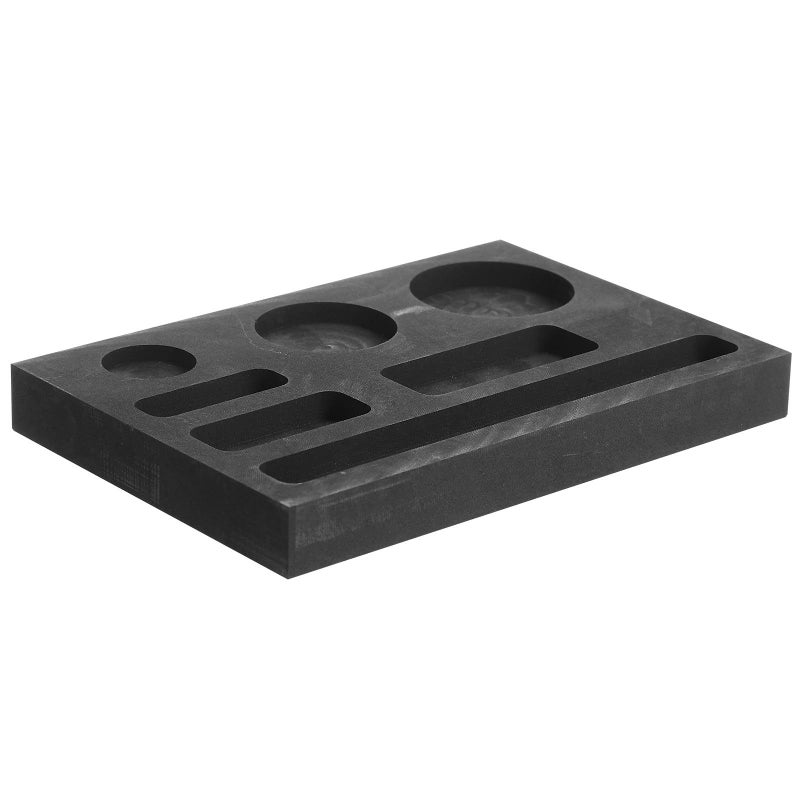 Graphite Casting Ingot Mold 7 Slot Crucible for Metal Smelting Silver Aluminum Copper Brass - Image 2