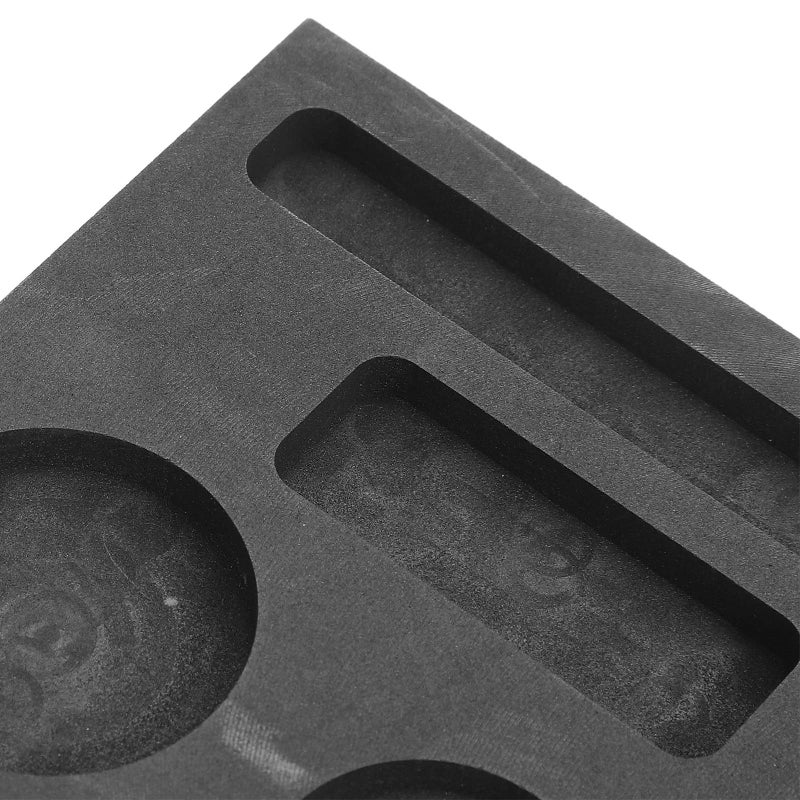 Graphite Casting Ingot Mold 7 Slot Crucible for Metal Smelting Silver Aluminum Copper Brass - Image 4