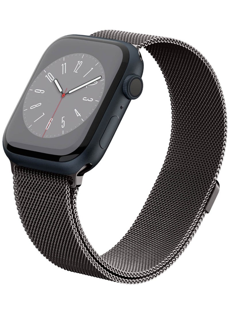 Spigen Metal Fit Apple Watch Band for Apple Watch Ultra 3/2/1 49mm, Series 11/10 46mm, 9/8/7 45mm, SE3/SE2/SE/6/5/4 44mm, 3/2/1 42mm Milanese Band Strap - Graphite - Image 2