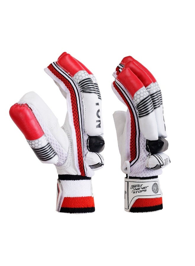 SS Ton Elite Cricket Batting Gloves for Kids - Boy's - LH - Image 4