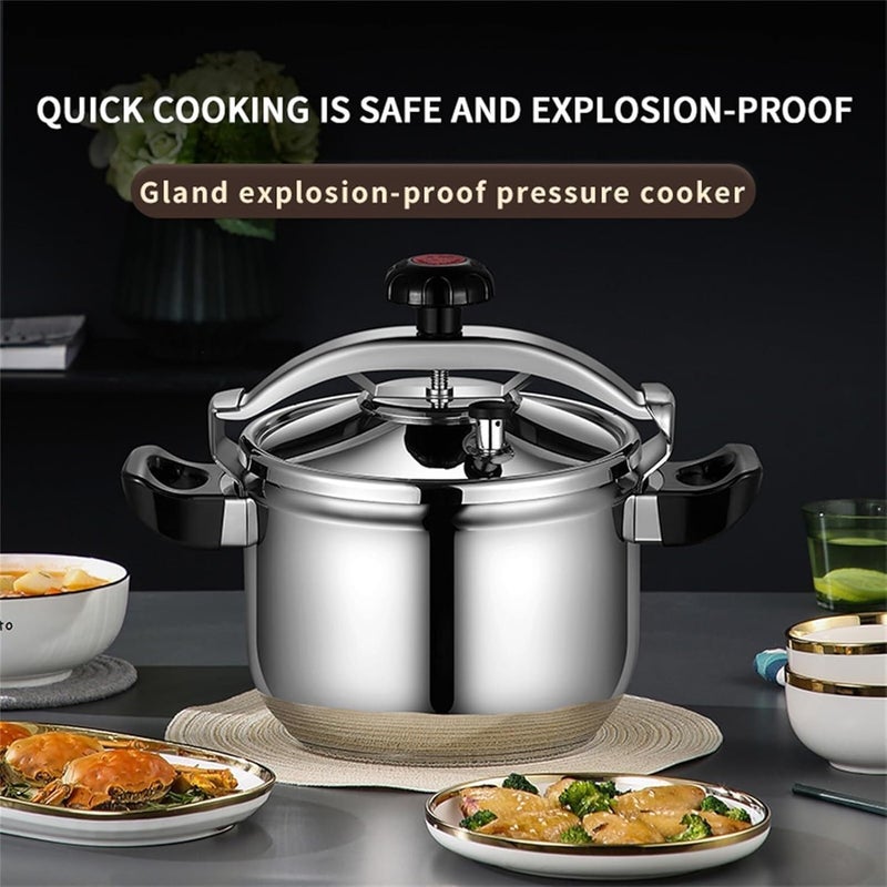11L High-Quality Speed & Safe Pressure Cooker with Premium Mirror Finish – Energy Efficient Fast Cooking Pot – Advanced Safety Valve & Locking System – Professional Grade Kitchenware - Image 2