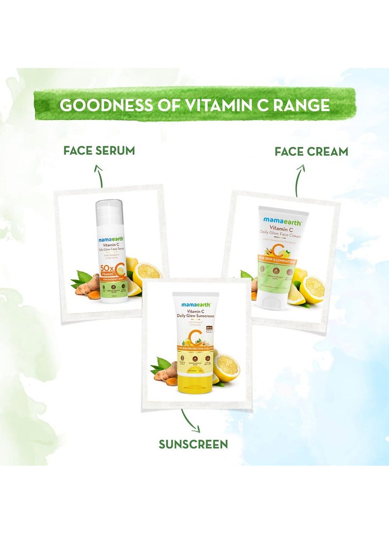 ماما إيرث كريم الوقاية من أشعة الشمس Daily Glow بعامل حماية من الشمس 50 وفيتامين C والكركم للحماية من الشمس والتوهج 50 جم  - Image 3