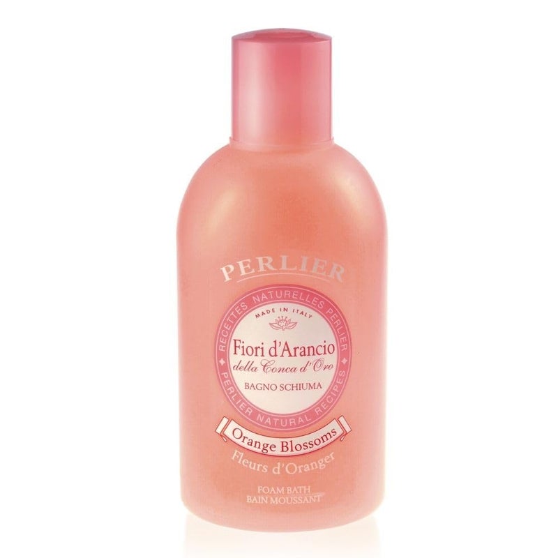 Perlier Orange Blossom Foam Bath Natural  Calming Aromatherapy Bubble Bath for Women  Men Rich Foaming Formula Provides Deep Moisturization Hydration for All Skin Types 169 Fl Oz