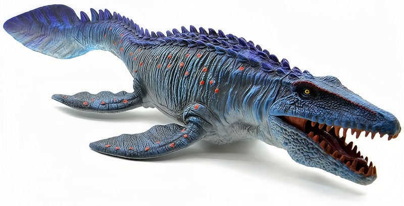 Gemini&Genius Dinosaur Toy, Mosasaurus Action Figure, Reptile Animal Toy, Great Gift, Collection, Cake Topper, Role-Play, Storytelling Prop, Party Supplie, Room Decor for Kids - Image 1