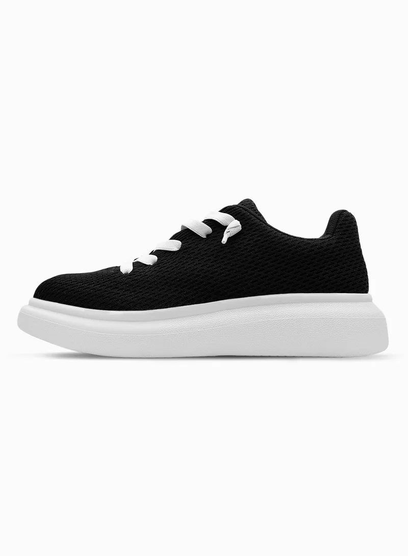 دوا زو لو Big White Cushioned Walking Sneaker