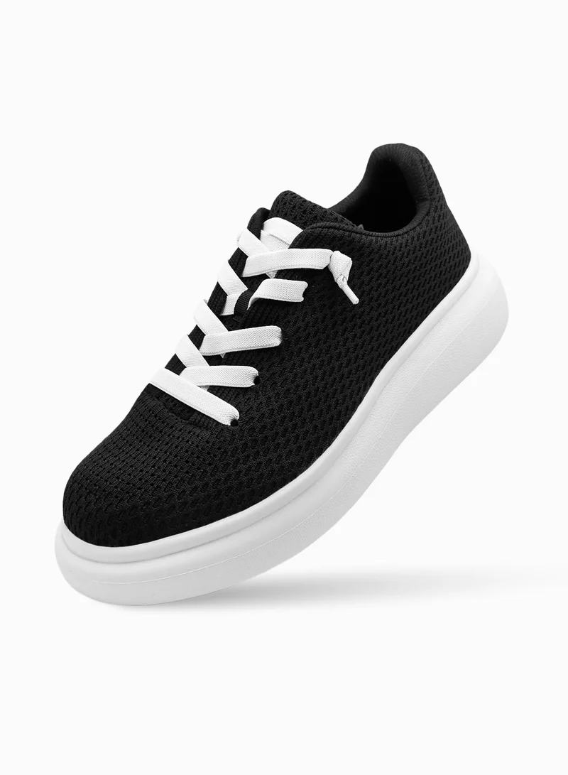 دوا زو لو Big White Cushioned Walking Sneaker