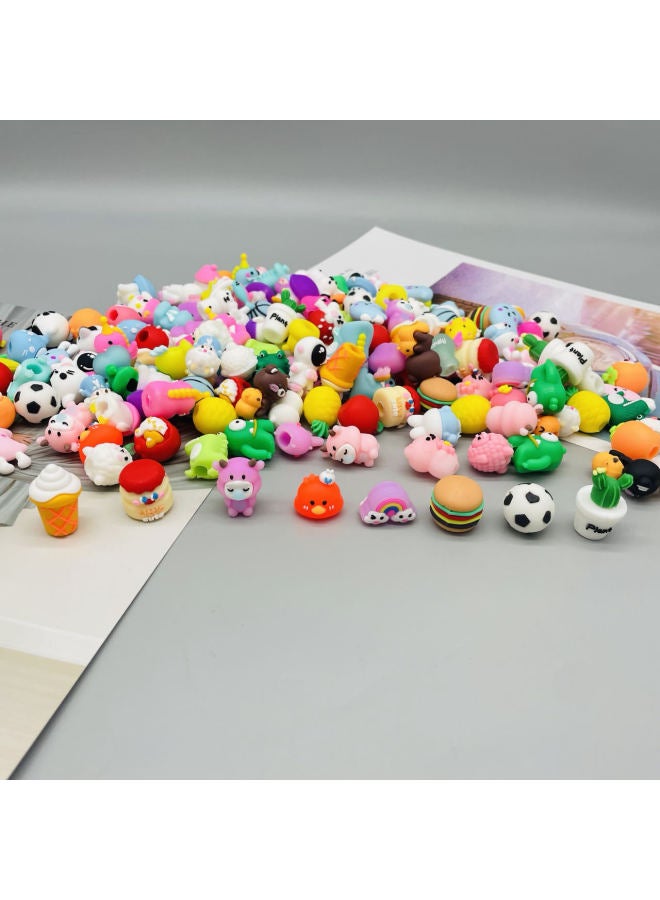 PVC Pen Set Doll Toy Plastic Pen Set DIY Miniature Doll Small Twist Twist Egg Cute Doll Spot Batch-Color:Mixed Color 50/bag - Image 5