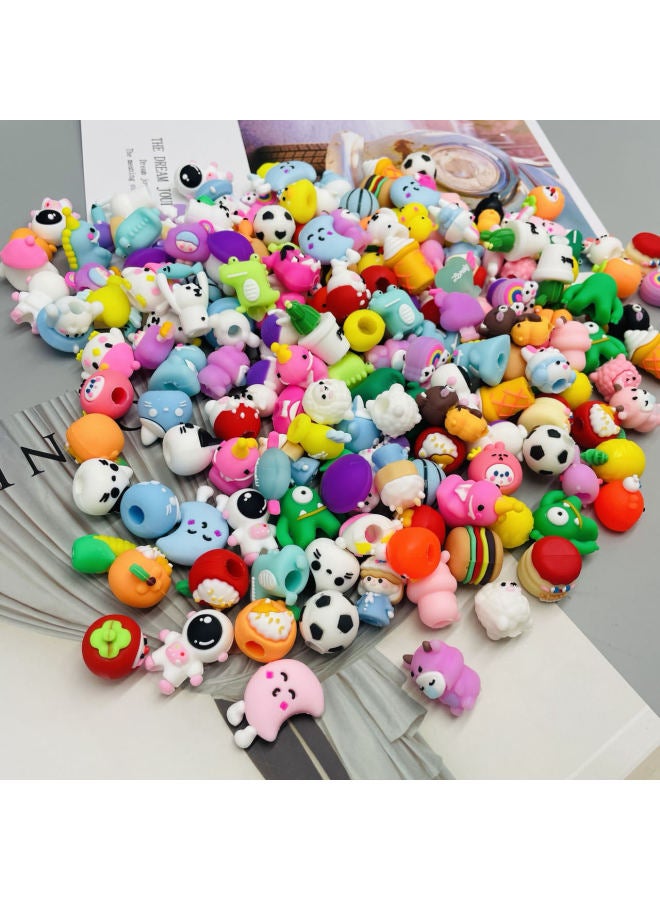 PVC Pen Set Doll Toy Plastic Pen Set DIY Miniature Doll Small Twist Twist Egg Cute Doll Spot Batch-Color:Mixed Color 50/bag - Image 3