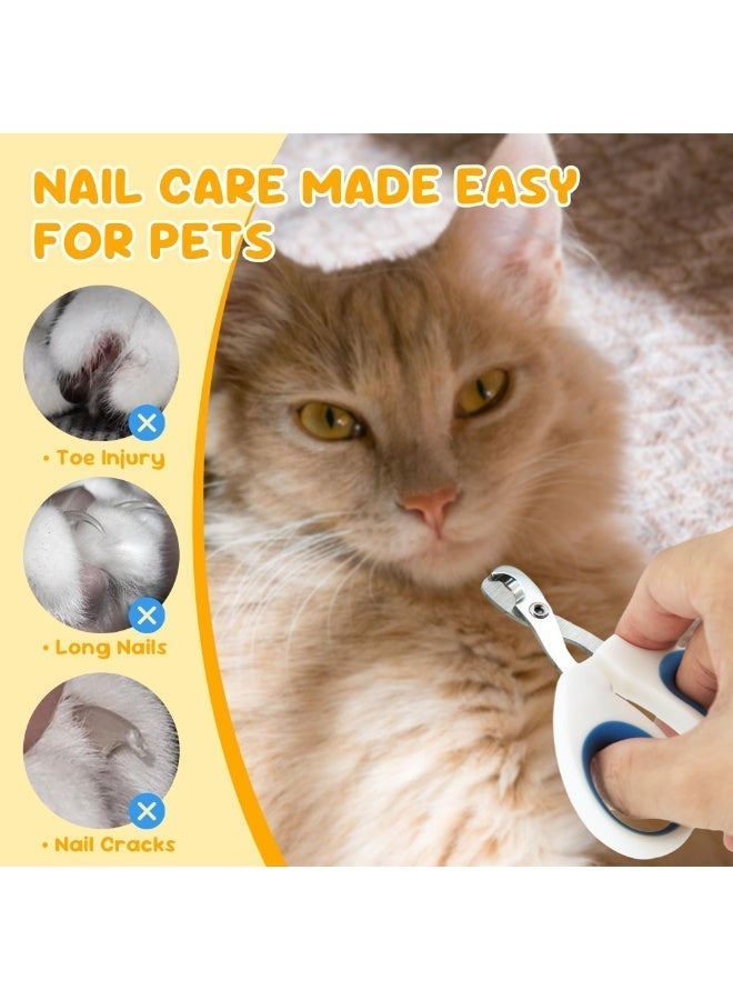 Cat Nail Clipper, Claw Trimmer Made of Stainless Steel, Clean Cut, No Shred, Mirror Finish. Small Animal Nail Clippers for Cats, Kittens, Bunny, Puppy, Rabbit, Gatos, and More - Image 5