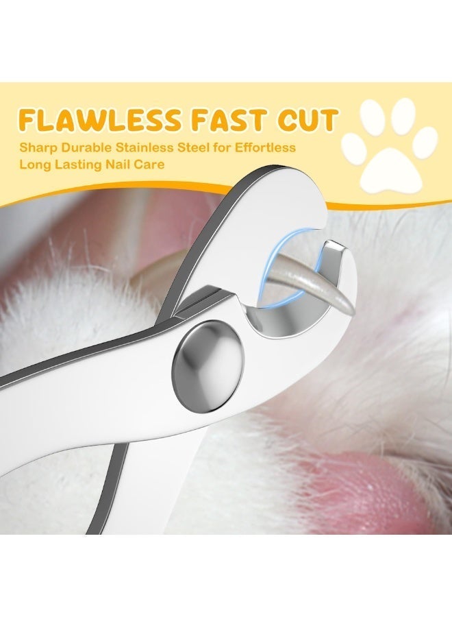 Cat Nail Clipper, Claw Trimmer Made of Stainless Steel, Clean Cut, No Shred, Mirror Finish. Small Animal Nail Clippers for Cats, Kittens, Bunny, Puppy, Rabbit, Gatos, and More - Image 3
