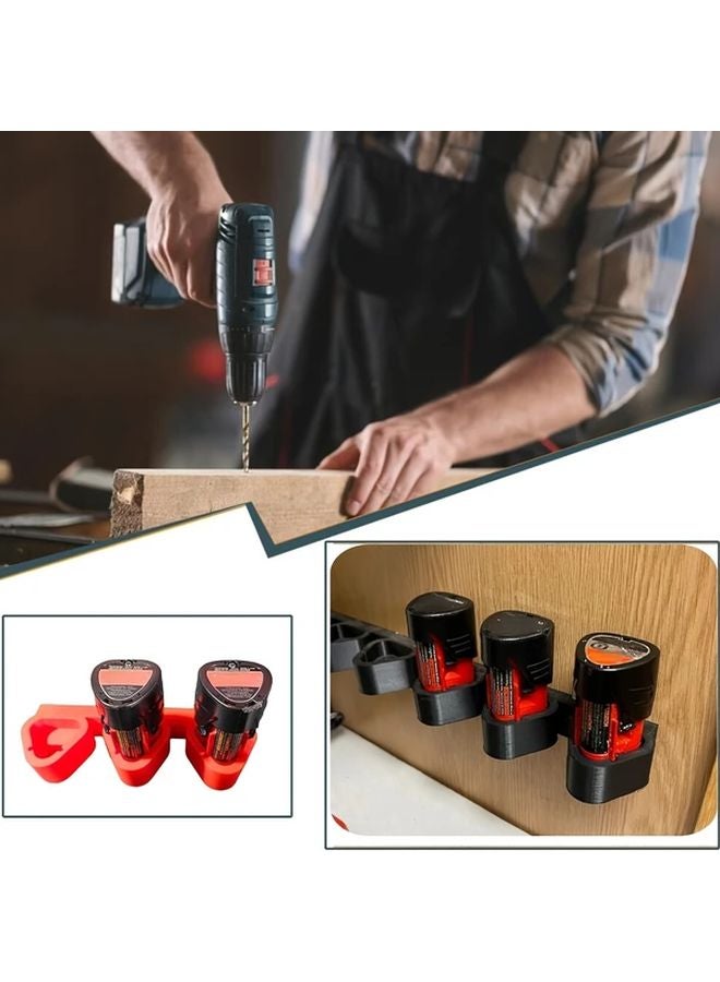 Orange Vertical Battery Storage Rack For Makita BL1830 BL1840 BL1850 BL1860 - Image 3