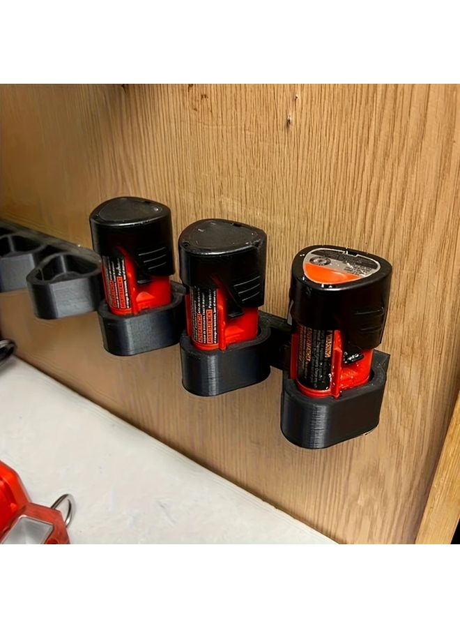 Orange Vertical Battery Storage Rack For Makita BL1830 BL1840 BL1850 BL1860 - Image 5