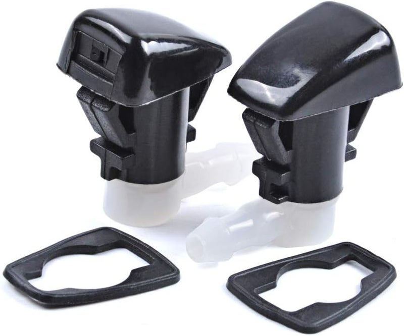 OTUAYAUTO Front Windshield Washer Nozzles, for 11-23 Dodge Durango, 11-14 Dodge Grand Caravan, 11-23 Jeep Grand Cherokee, Dodge Charger - Replaces OEM #: 68269108AA,55372143A Spray Jet Kit (pack of 2) - Image 1