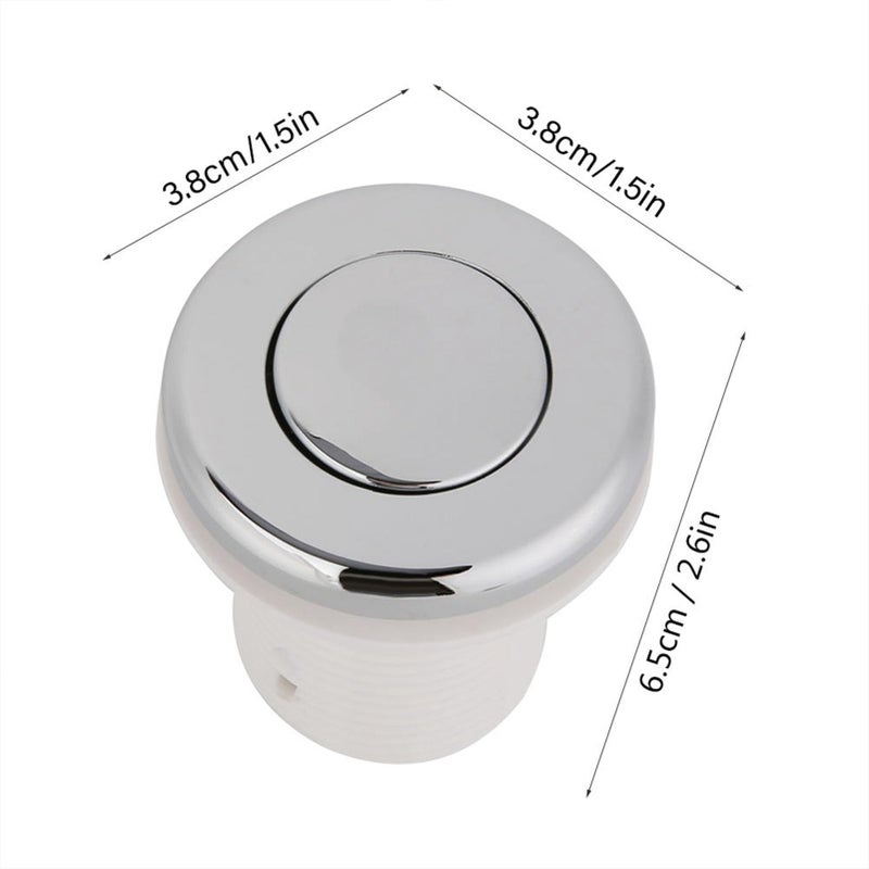 Pneumatic Garbage Disposal Air Switch Adjustable Pressure 28mm for Kitchen Sinks - Image 3
