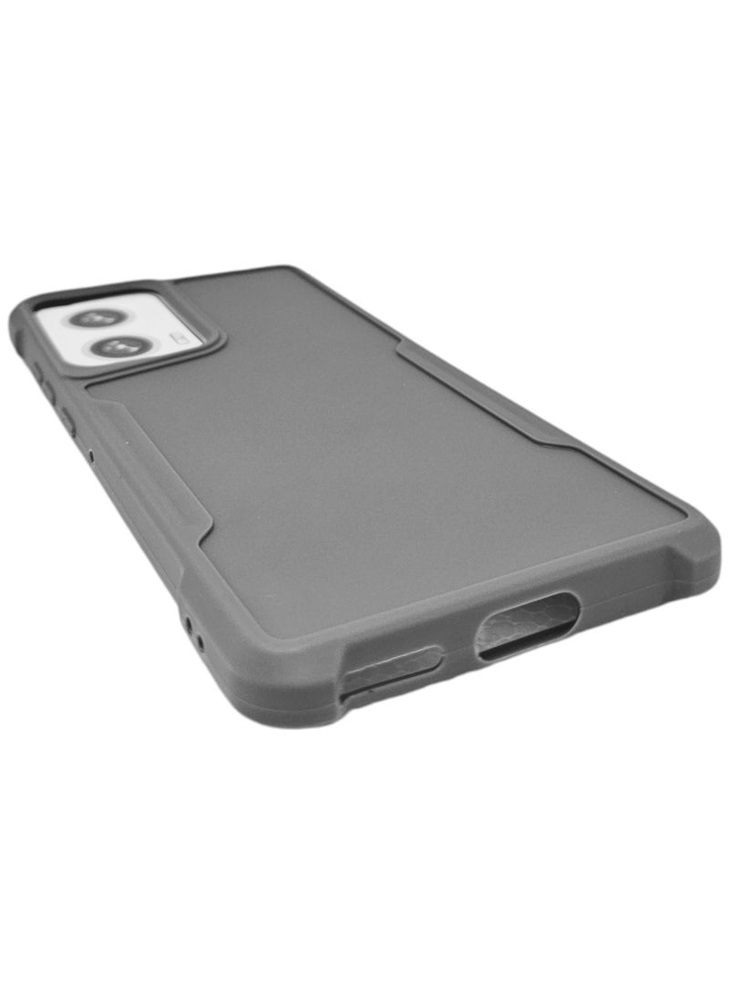 Silicone Back Cover For Motorola Edge 50 Fusion - Gray - Image 3