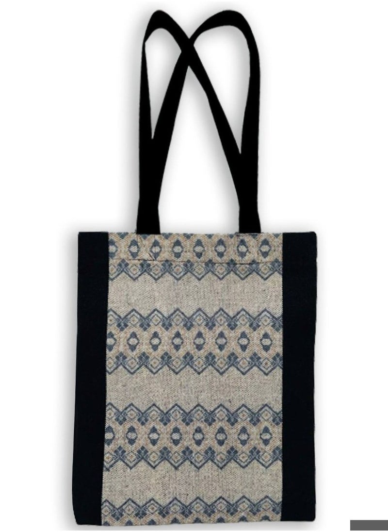 Gharibo Bags casual printed linen tote bag  - Image 1
