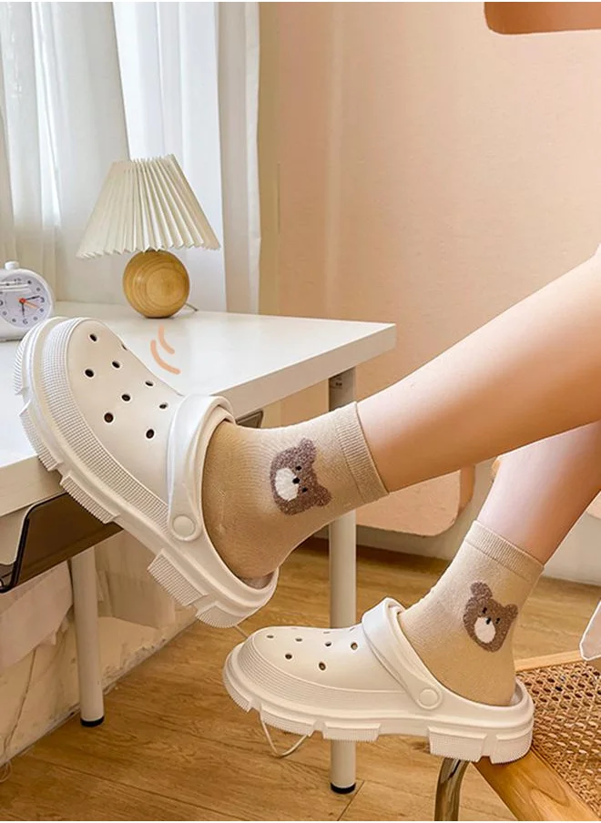 Sneak-a-Peek Cut-Out Detail Hollow Clogs by Styli